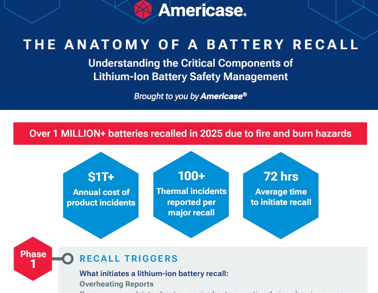 Battery Recall Infographic
