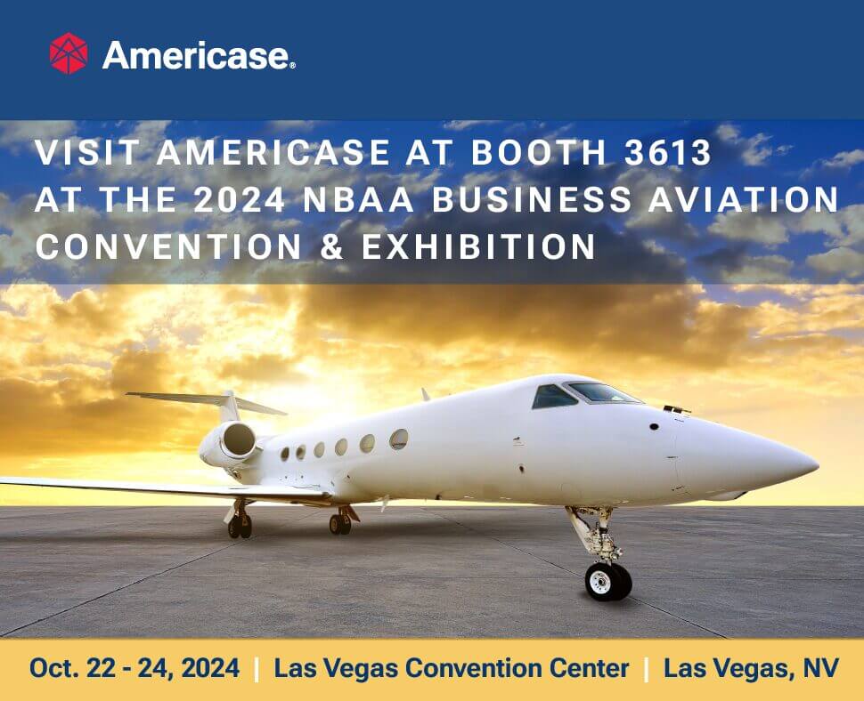 Americase to Exhibit Shipping & Storage Cases Trusted by Aerospace Industry at 2024 NBAA Business Aviation Convention & Exhibition (NBAA-BACE)